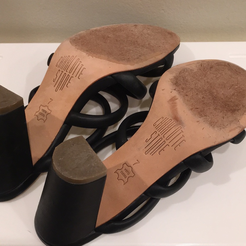 Charlotte Stone Bettina leather sandal mules 37 - Picture 7 of 7